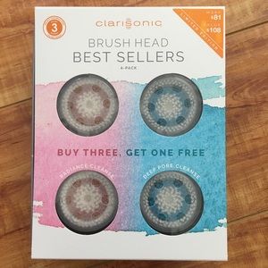 NEW!!! Clarisonic 4-pack brush head set (unopened)